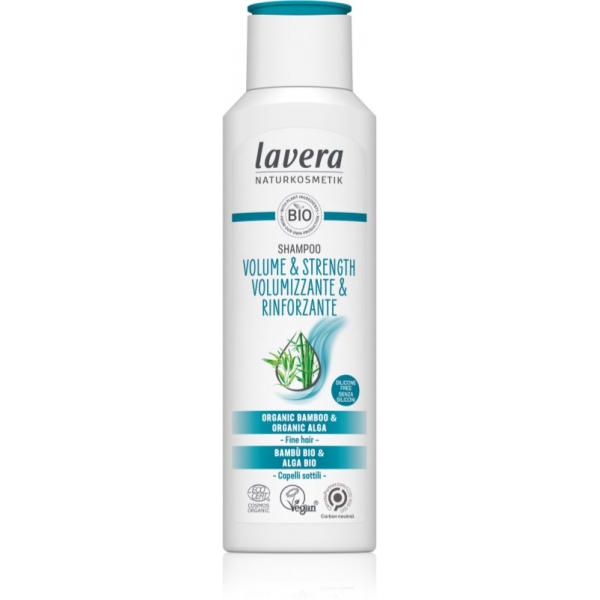 Lavera Volume & Strength Organic Shampoo - 250ml For Fine, Flyaway Hair