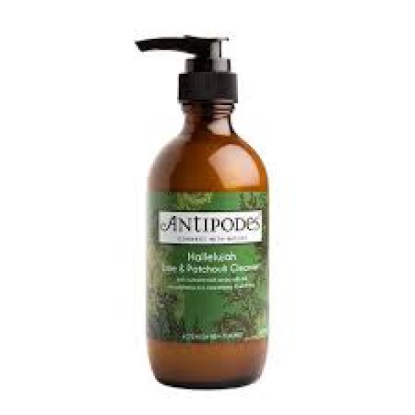 Antipodes Certified Organic Hallelujah Lime and Patchouli Cleanser 200ml