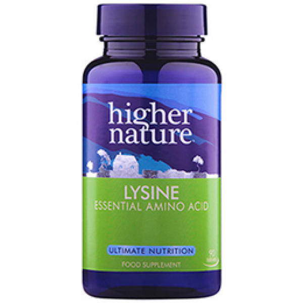 Higher Nature Lysine - 90 Tablets