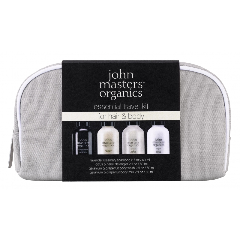 John Masters Organics Essential Travel Kit For Hair And Body
