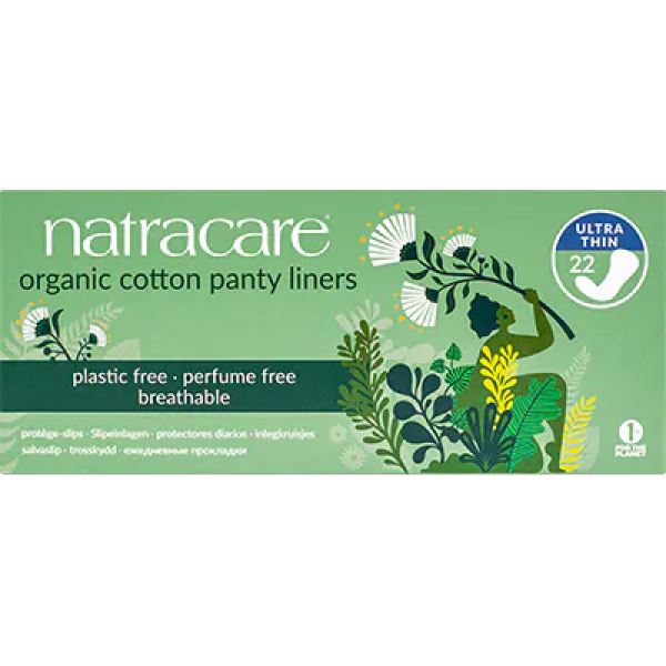 Natracare Panty Liners Ultra Thin 22 pack