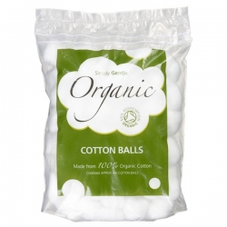 Simply Gentle Organic Cotton Wool Balls, Pack of 100
