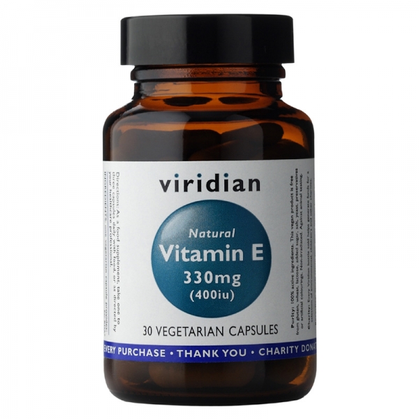 Natural Vitamin E 400IU Veg 30 Caps Natural Vitamin E 400IU Veg 30 Caps