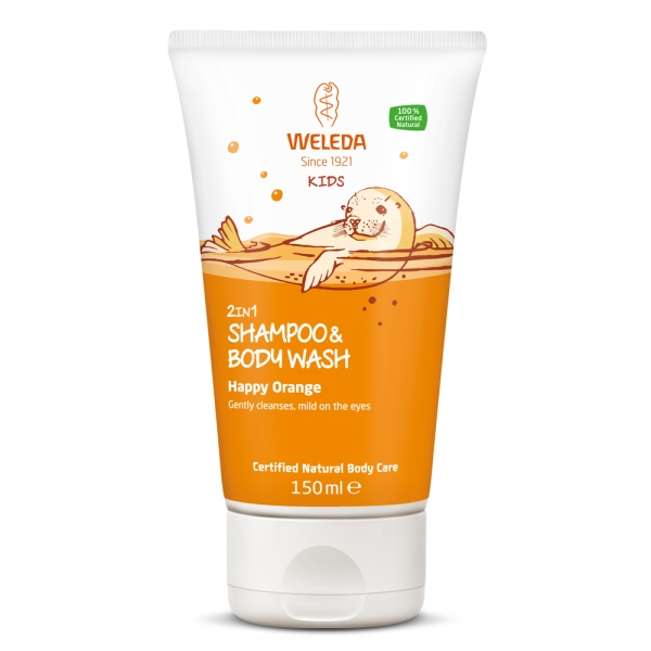 Weleda Kids 2in1 Shampoo and Body Wash Happy Orange