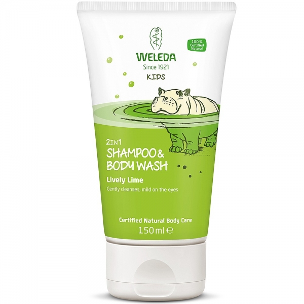 Weleda Kids 2in1 Shampoo and Body Wash- Lively Lime
